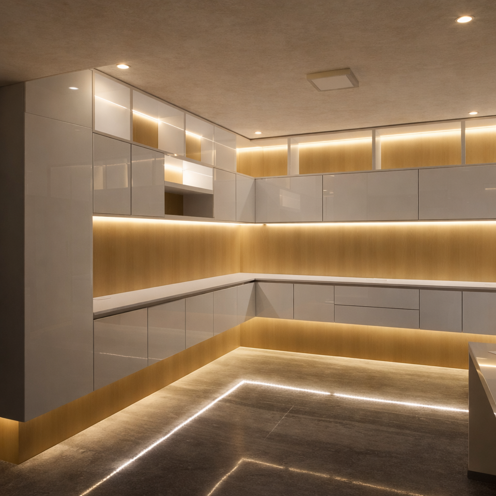 Proyecto en Blanco Brillante
